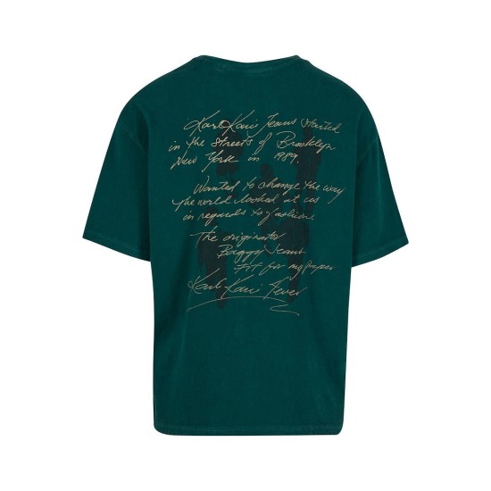 Karl Kani Signature Washed Oversized T-Shirt Πράσινο