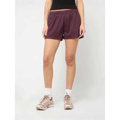 Karl Kani OG Mini Shadow Pinstripe Shorts Relaxed Fit Polyester Μπορντώ