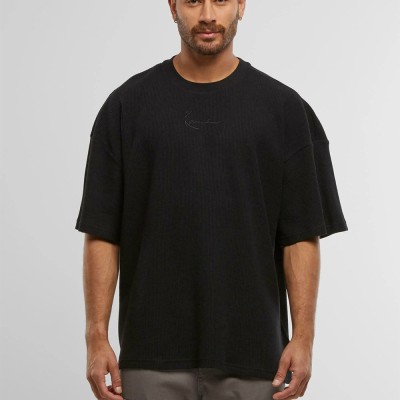 Karl Kani Signature Waffle T-Shirt Μαύρο