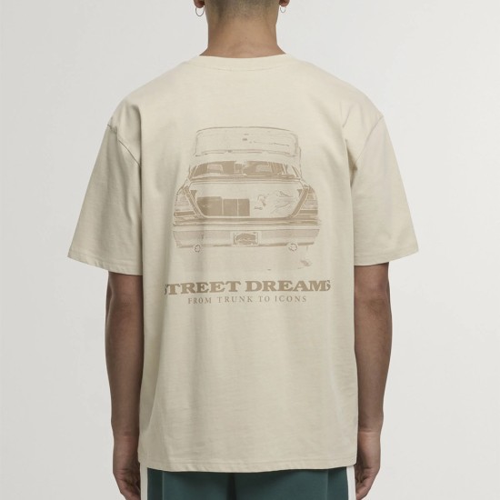 Karl Kani Slogan Boxy T-Shirt Μπεζ
