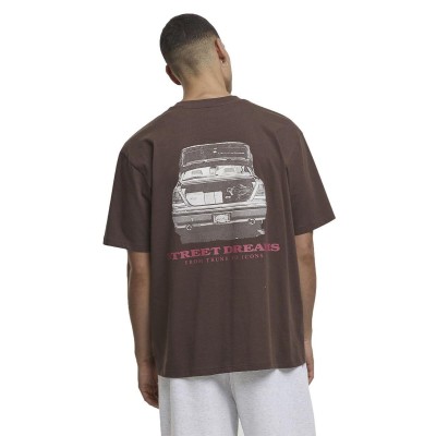 KARL KANI SLOGAN BOXY T-SHIRT BROWN Καφέ KARL KANI SLOGAN BOXY T-SHIRT BROWN Καφέ