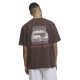 KARL KANI SLOGAN BOXY T-SHIRT BROWN Καφέ