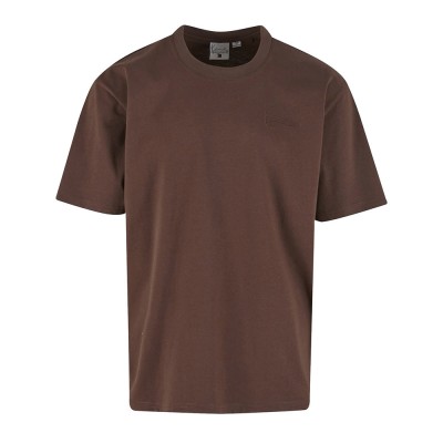 KARL KANI SLOGAN BOXY T-SHIRT BROWN Καφέ