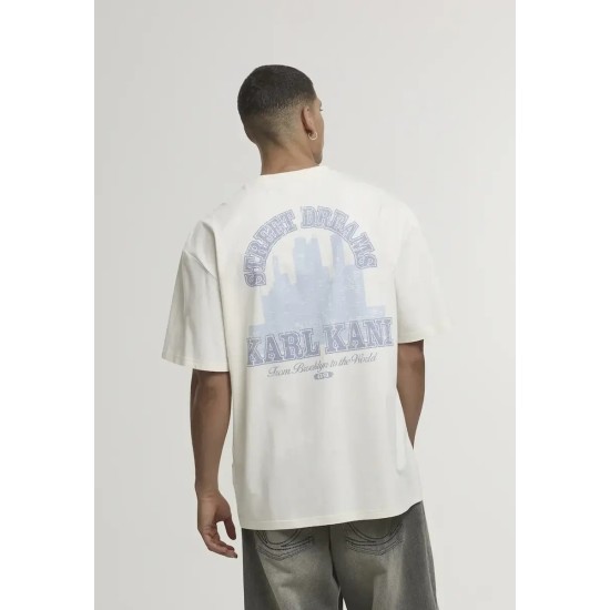 KARL KANI SIGNATURE OVERSIZED T-SHIRT Άσπρο