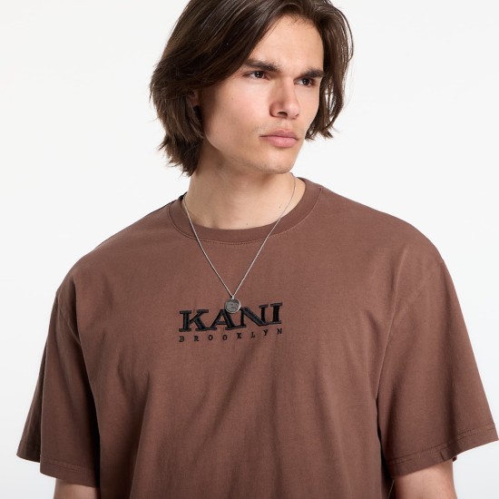 Karl Kani Retro Stencil Boxy T-Shirt Καφέ