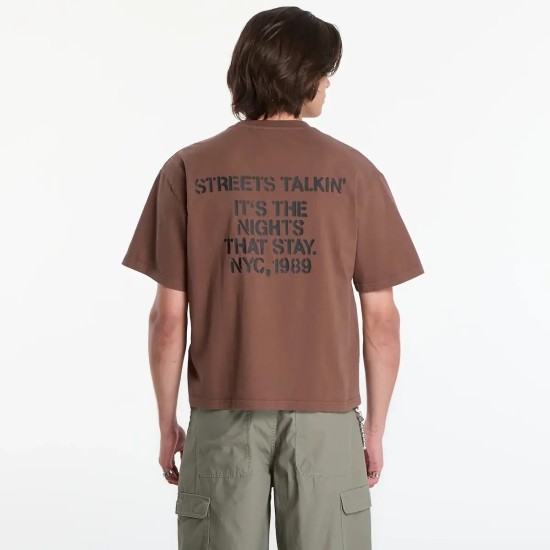 Karl Kani Retro Stencil Boxy T-Shirt Καφέ