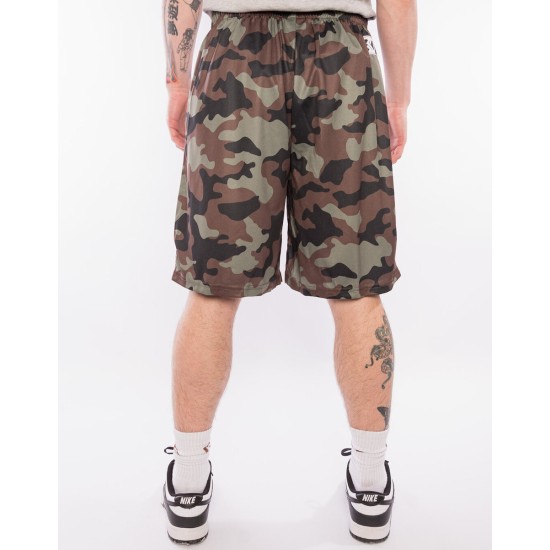 KARL KANI SIGNATURE CAMO MESH SHORTS MULTI Λαδί