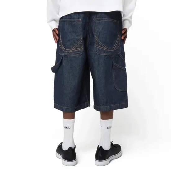 KARL KANI KARL OG RINSED RELAXED BAGGY WORKWEAR JORTS BLUE Μπλε