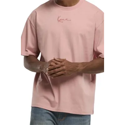 KARL KANI Small Signature Essential T-Shirt Ροζ