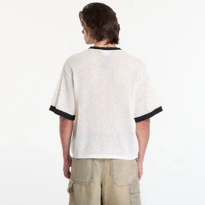 KARL KANI MAN CURSIVE VARSITY CROCHET BOXY WHITE Άσπρο KARL KANI MAN CURSIVE VARSITY CROCHET BOXY WHITE Άσπρο