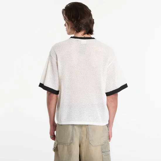 KARL KANI MAN CURSIVE VARSITY CROCHET BOXY WHITE Άσπρο KARL KANI MAN CURSIVE VARSITY CROCHET BOXY WHITE Άσπρο