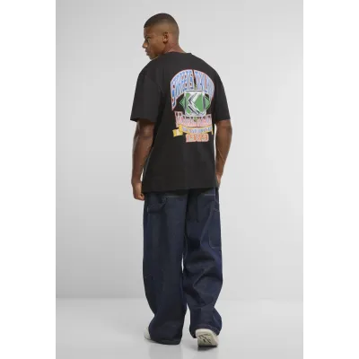 Karl Kani Baseball T-Shirt Cotton Oversized Fit Black Μαύρο