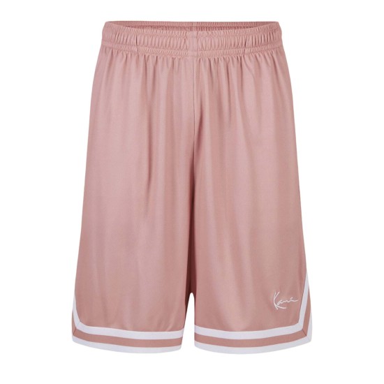 Karl Kani Small Signature Essential Mesh Shorts Ροζ