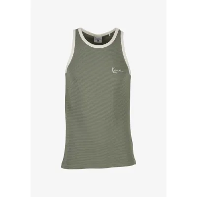 Karl Kani Signature Waffle Tank Top Πράσινο