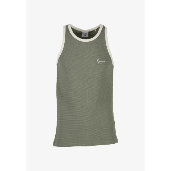 Karl Kani Signature Waffle Tank Top Πράσινο
