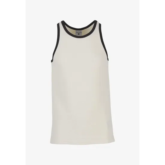 Karl Kani Signature Waffle Tank Top Μπεζ