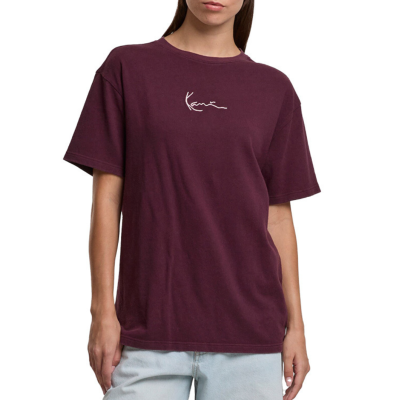 Karl Kani  Signature Oversized T-Shirt  Μπορντώ