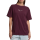 Karl Kani  Signature Oversized T-Shirt  Μπορντώ