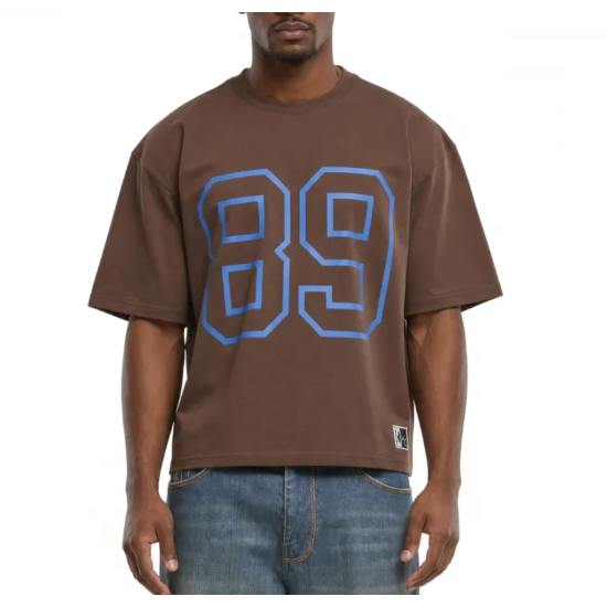 Karl Kani 89 Boxy T-Shirt Καφέ
