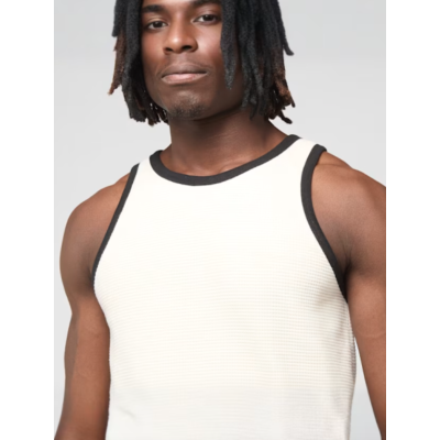 Karl Kani Signature Waffle Tank Top Μπεζ