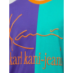 Karl Kani KKJ Block Boxy Tee Petrol/Purple