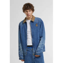 Karl Kani OG WASHED - Denim jacket - indigo