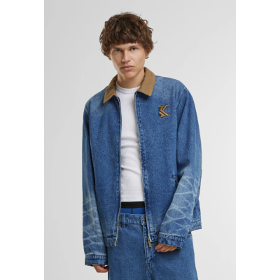 Karl Kani OG WASHED - Denim jacket - indigo Karl Kani OG WASHED - Denim jacket - indigo
