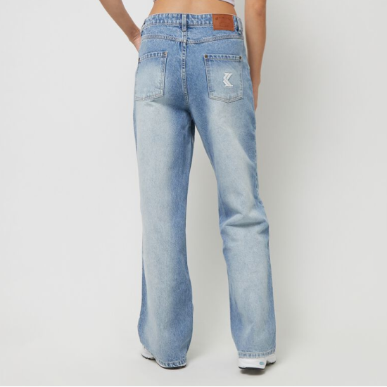 Karl Kani OG Five Pocket Straight Leg Denim  Mid Blue