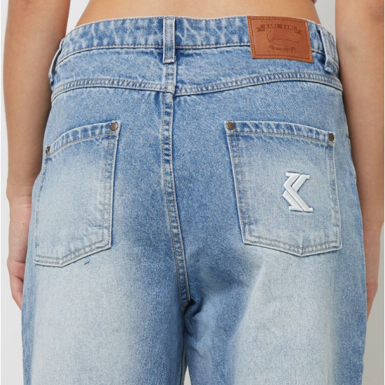 Karl Kani OG Five Pocket Straight Leg Denim  Mid Blue