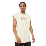 Karl Kani Small Serif Pinstripe Ανδρικό T-shirt Κοντομάνικο Off White