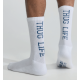 KARL KANI THUG LIFE 3-PAIRS SOCKS UNISEX ΚΑΛΤΣΕΣ POLYESTER/ELASTANE – WHITE/RED/BEIGE