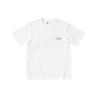 KAWS  Warhol UT Graphic T-Shirt White Blue Άσπρο KAWS  Warhol UT Graphic T-Shirt White Blue Άσπρο