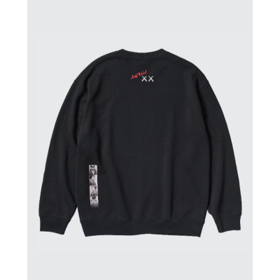 KAWS  Warhol Graphic Sweatshirt Black Μαύρο KAWS  Warhol Graphic Sweatshirt Black Μαύρο