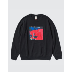 KAWS  Warhol Graphic Sweatshirt Black Μαύρο