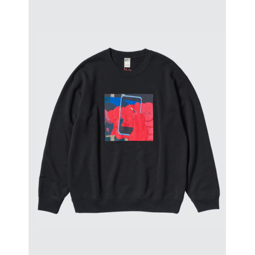 KAWS  Warhol Graphic Sweatshirt Black Μαύρο