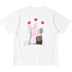 KAWS Warhol UT Graphic T-Shirt White/Pink Άσπρο