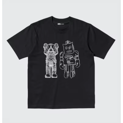 KAWS Warhol UT Graphic T-Shirt Black Μαύρο KAWS Warhol UT Graphic T-Shirt Black Μαύρο