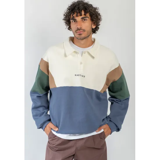 Kaotiko CREW POLO HARRY UNISEX Πολύχρωμο
