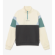 Kaotiko Sweatshirt Arthur Ivory Black Niagara Relaxed Fit Πολύχρωμο