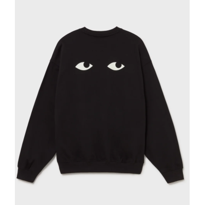 Kaotiko Oversize Eyes Breezy Black Jersey Μαύρο Kaotiko Oversize Eyes Breezy Black Jersey Μαύρο