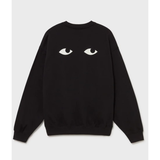 Kaotiko Oversize Eyes Breezy Black Jersey Μαύρο
