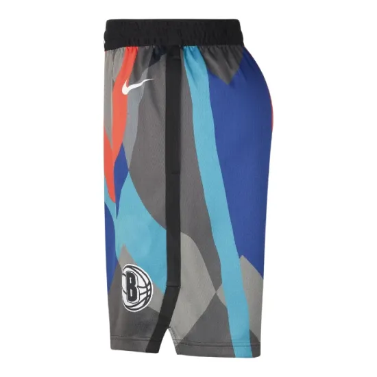 Nike Nba Brooklynn Nets Dri-Fit Swingman Shorts City Edition Πολύχρωμο