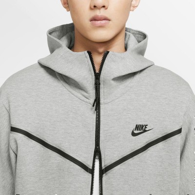 Nike Sportswear Tech Fleece FZ Hoodie Γκρι Nike Sportswear Tech Fleece FZ Hoodie Γκρι