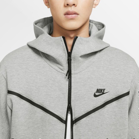 Nike Sportswear Tech Fleece FZ Hoodie Γκρι