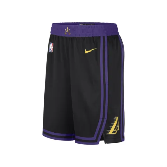 Nike Nba Los Angeles Lakers City Edition Μαύρο Nike Nba Los Angeles Lakers City Edition Μαύρο