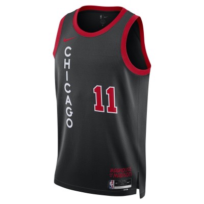 Nike Dri-FIT NBA Chicago Bulls Demar Derozan City Edition 23/24 Swingman Jersey Μαύρο