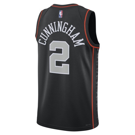 Nike Dri-FIT NBA Detroit Pistons Cade Cunningham City Edition 23/24 Swingman Jersey Μαύρο