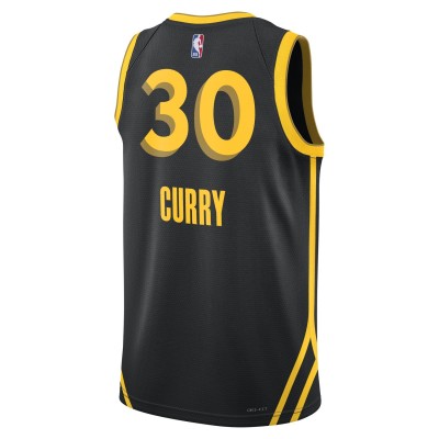 Nike Dri-FIT NBA Golden State Warriors Stephen Curry City Edition 23/24 Swingman Jersey  Μαύρο