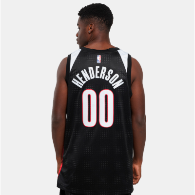 Nike NBA Scoot Henderson Portland Trail Blazers City Edition Μαύρο