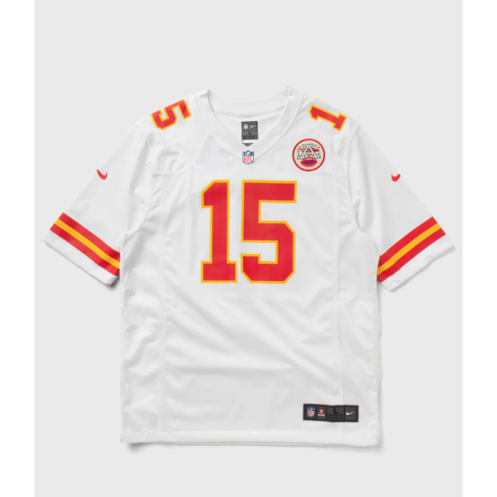 Nike NFL Kansas City Chiefs Road Game Jersey Patrick Mahomes 15 Άσπρο